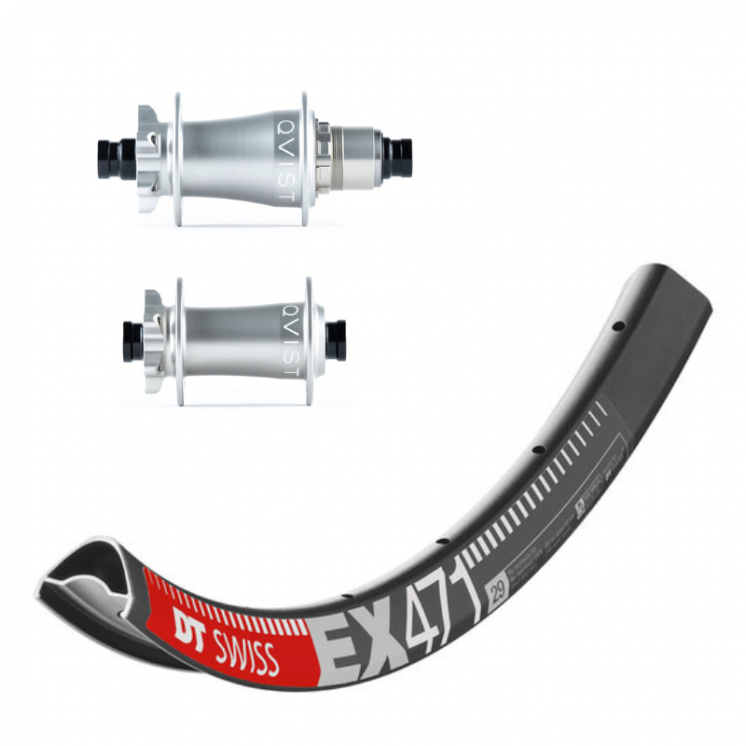 DT Swiss EX 471 x QVIST paire de roues 29" VTT montage à la carte