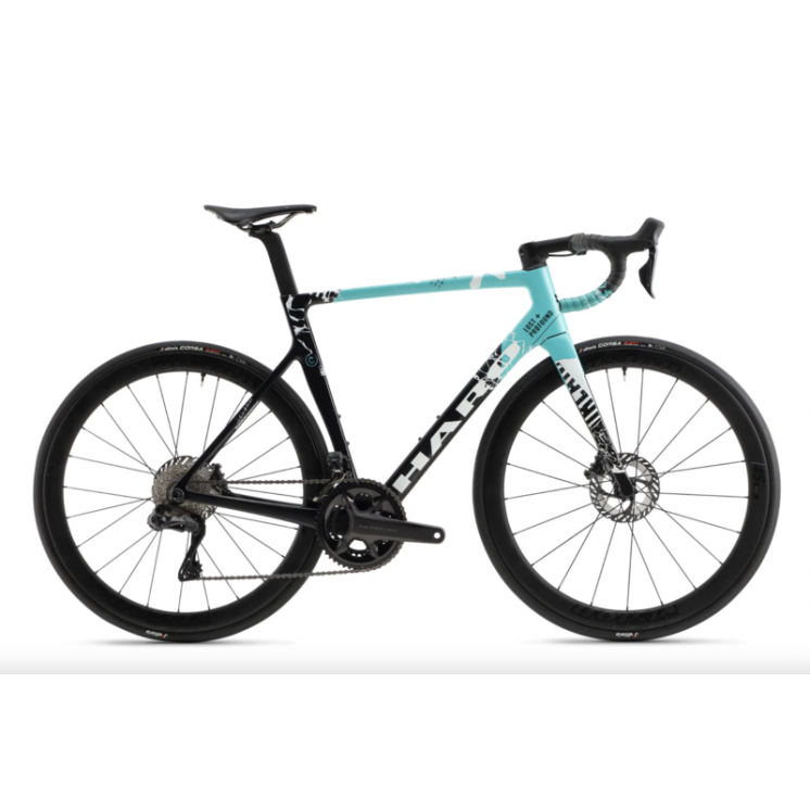 Haro bikes vélo route Rivette Carbon 1 Matte Black / Teal