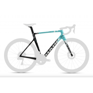 Haro bikes kit cadre vélo route Rivette Carbon Matte Black / Teal