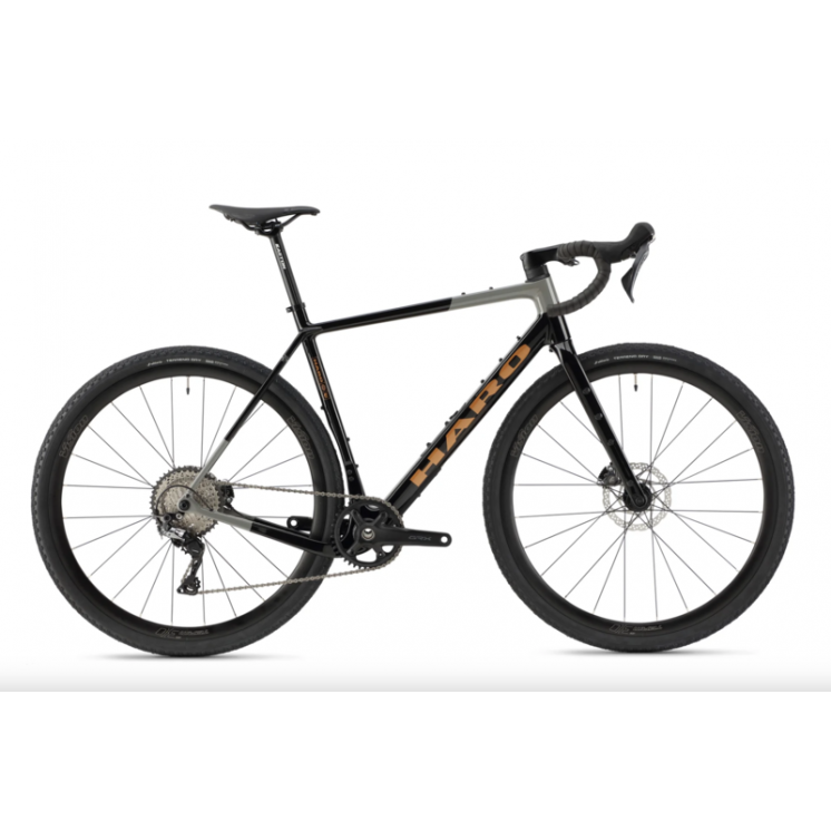 Haro bikes vélo gravel Buzzard Carbon 3 Gloss Jet Black Grey / Copper