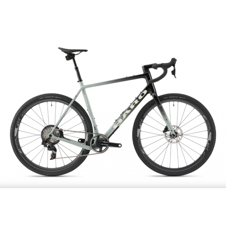 Haro bikes vélo gravel Buzzard Carbon Top Shelf Semi-Gloss Slate Blue Black Fade / White