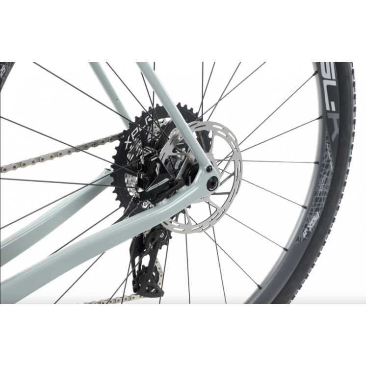 Haro bikes vélo gravel Buzzard Carbon Top Shelf Semi-Gloss Slate Blue Black Fade / White