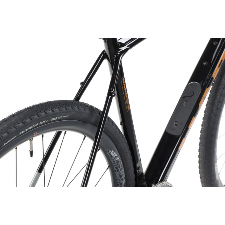 Haro bikes vélo gravel Buzzard Carbon Top Shelf Gloss Jet Black Grey / Copper