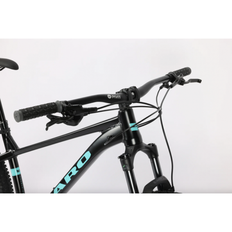 Haro bikes VTT semi-rigide Double Peak 1 Matte Black Teal