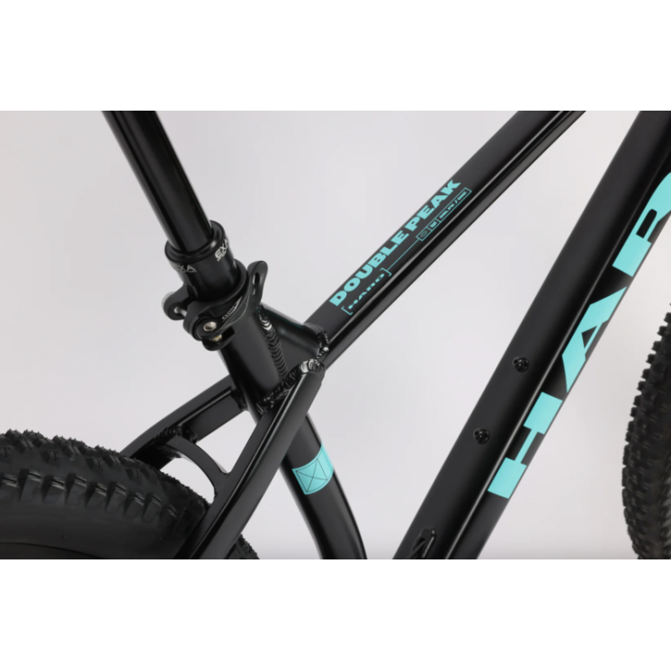 Haro bikes VTT semi-rigide Double Peak 1 Matte Black Teal