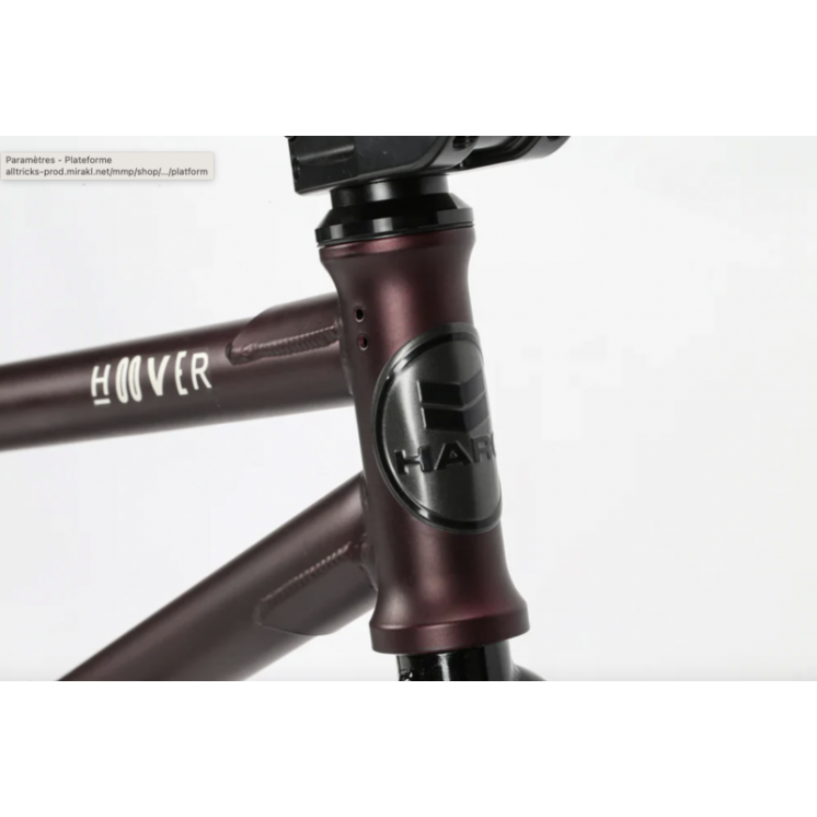 Haro bikes BMX freestyle Hoover Transparent Merlot