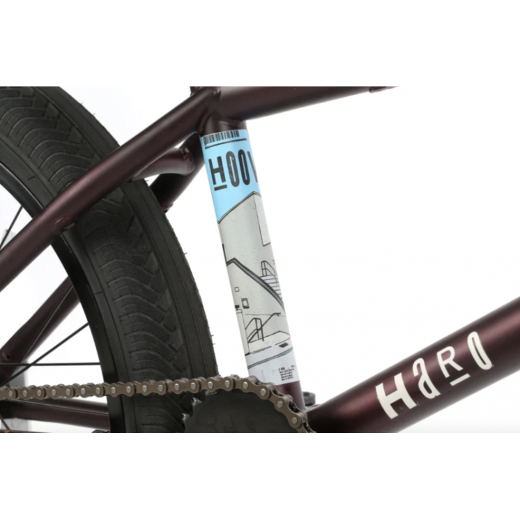 Haro bikes BMX freestyle Hoover Transparent Merlot