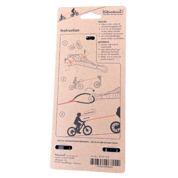 KOMMIT accroche élastique pour cintre vélo