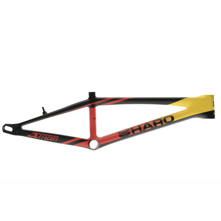 HARO Bikes Cadre BMX Race Citizen Carbone orange fade