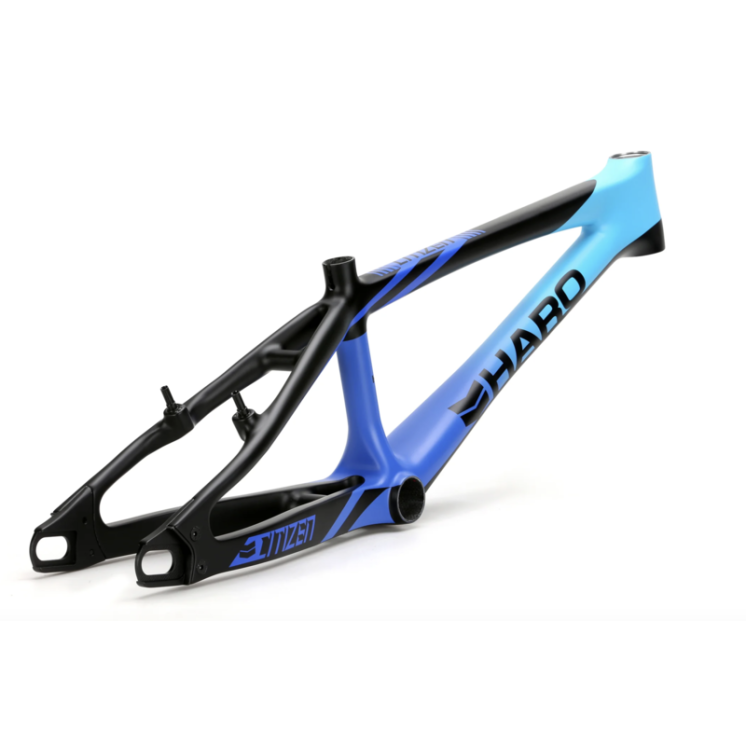 HARO Bikes Cadre BMX Race Citizen Carbone blue fade