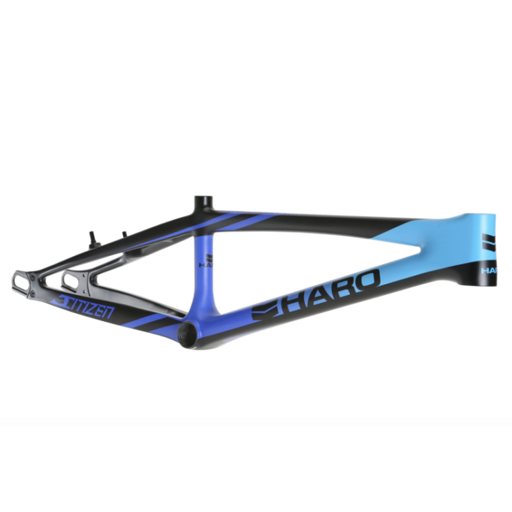 HARO Bikes Cadre BMX Race Citizen Carbone blue fade