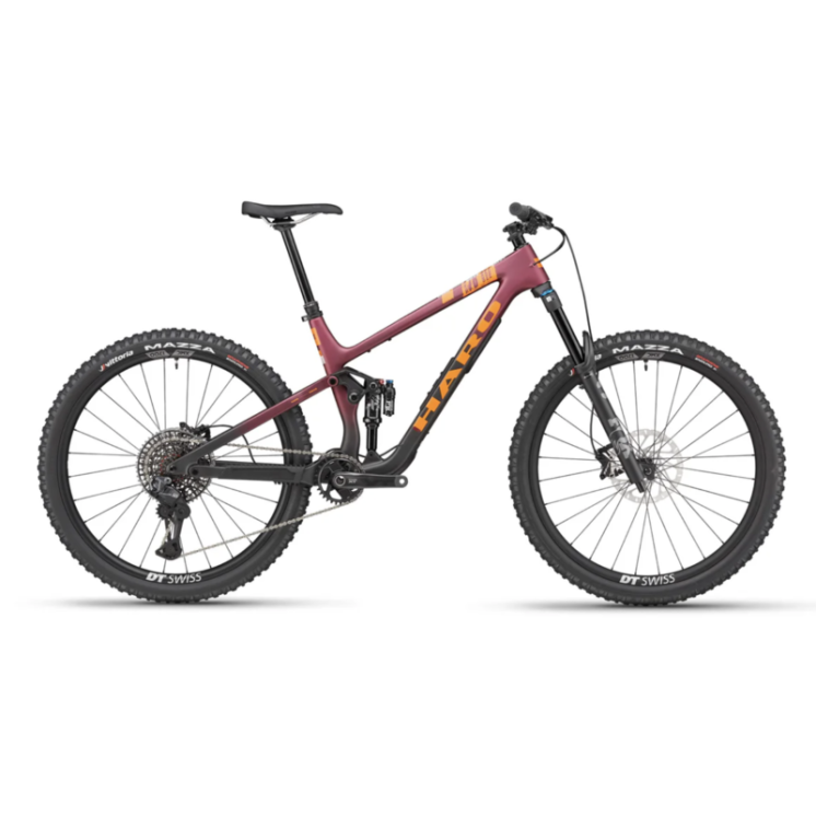 HARO Bikes VTT Trail Daley Carbon 1 burgundy orange