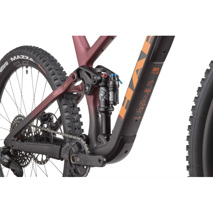 HARO Bikes VTT Trail Daley Carbon 1 burgundy orange