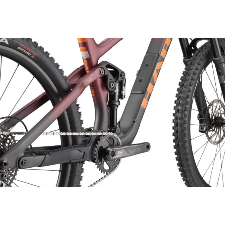 HARO Bikes VTT Trail Daley Carbon 1 burgundy orange