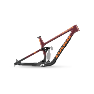HARO Bikes Cadre VTT Enduro Greer Carbon burgundy orange