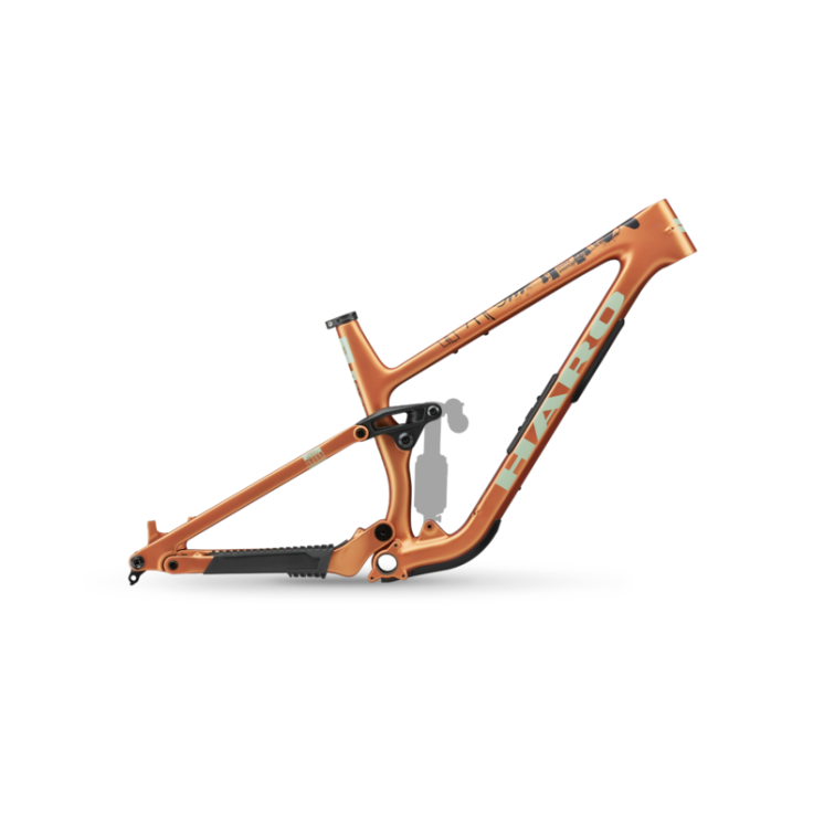 HARO Bikes Cadre VTT Enduro Greer Carbon matte copper black